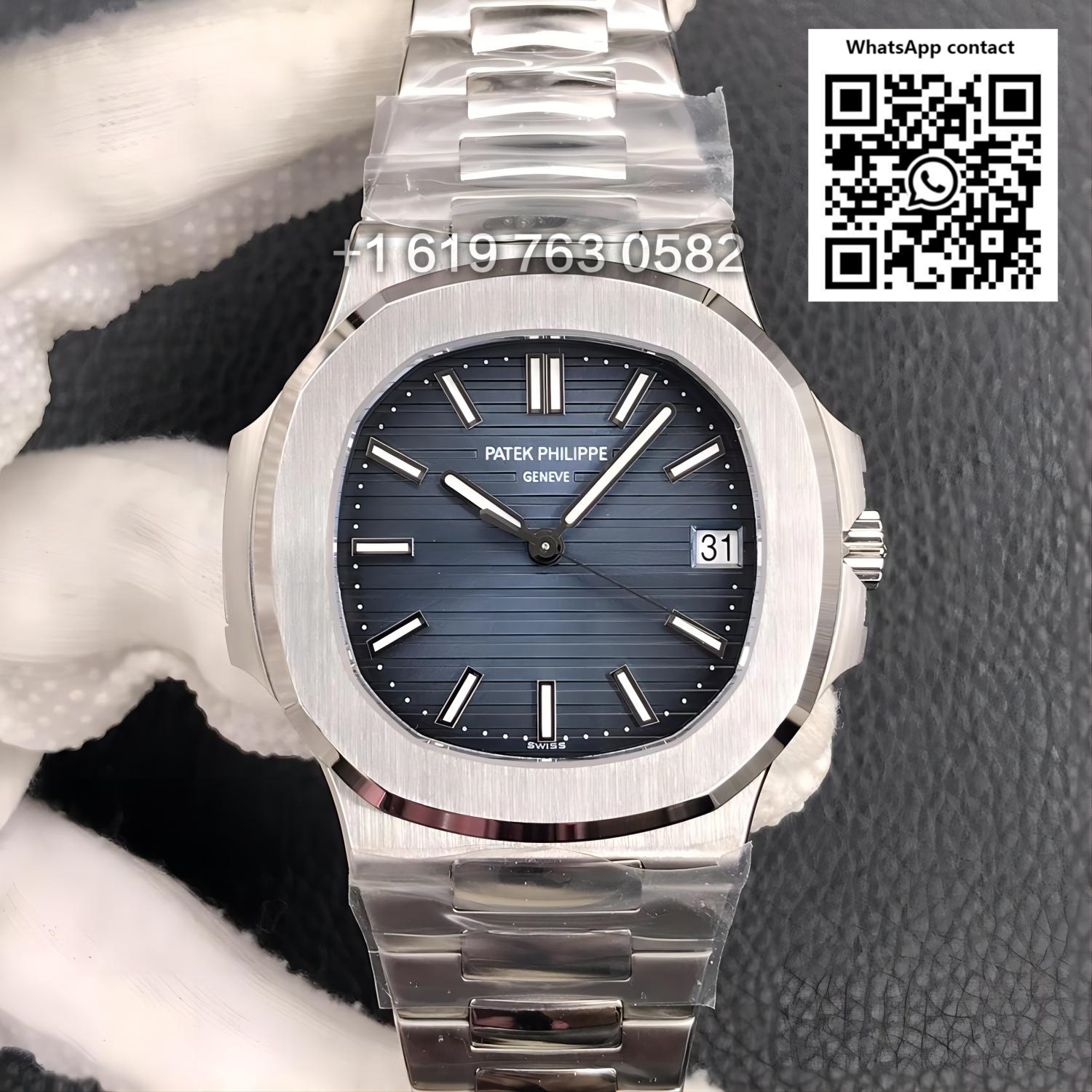 Patek Philippe 5711 Stainless Steel Nautilus Blue Dial 40mm – The Best ...