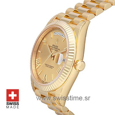 Rolex Day-Date 40 Yellow Gold Gold Roman