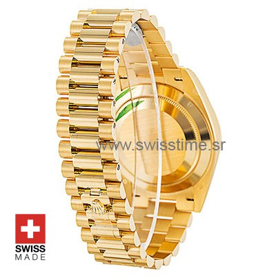 Rolex Day-Date 40 Yellow Gold Silver Roman