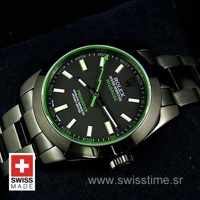 Rolex Milgauss Green Green PVD