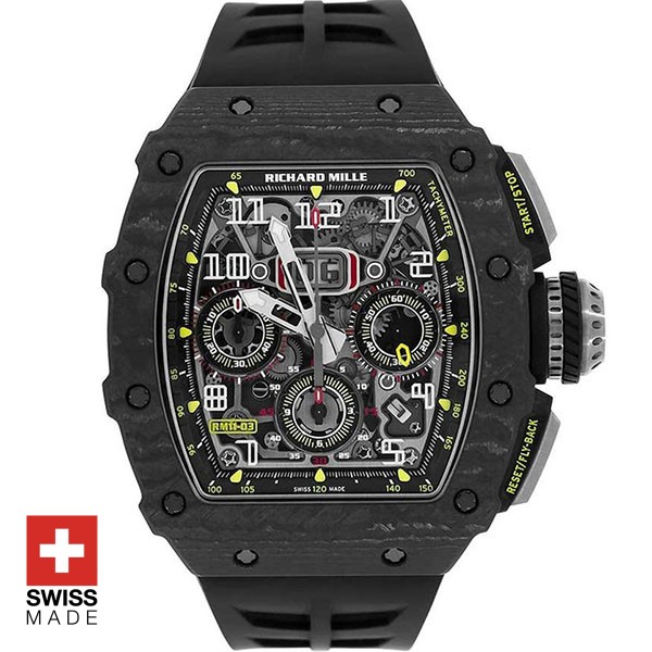 Richard Mille RM11-03 NTPT Carbon Titanium Swiss Replica Watch