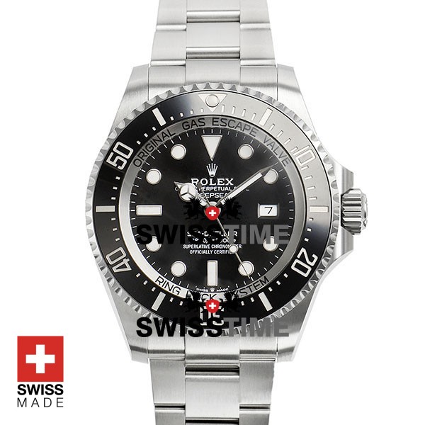 Rolex Deepsea Sea-Dweller 904L Steel Black Dial Ceramic Bezel 44mm 126660 Swiss Replica Watch
