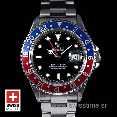Rolex GMT Master II Blue-Red SS