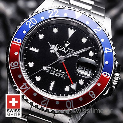 Rolex GMT Master II Blue-Red SS