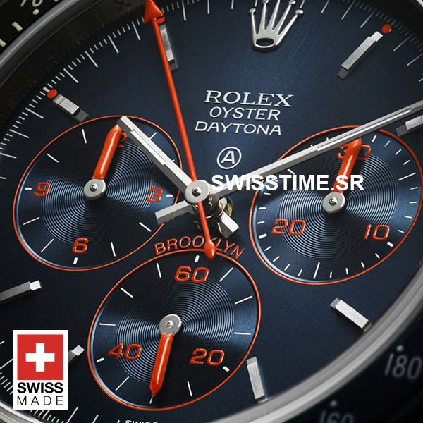 Rolex Cosmograph Daytona Spike Lee Cool Hand Brooklyn 904L Stainless Steel 40mm Swiss Replica Watch