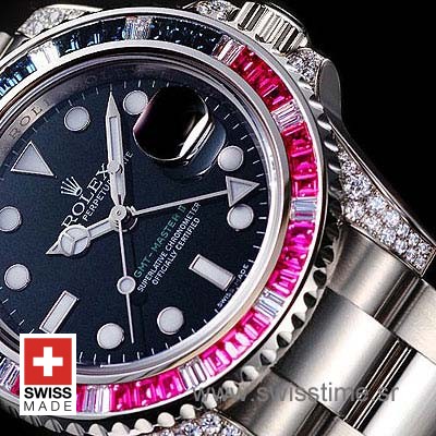Rolex GMT Master II Blue-Red Ruby SS