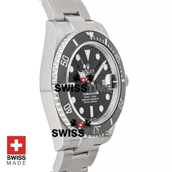 Rolex Submariner Date 904L Steel Black Ceramic Bezel 41mm 126610LN Swiss Replica Watch